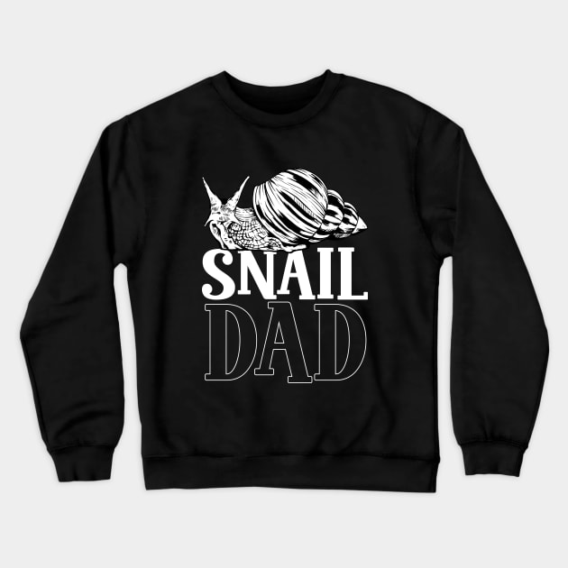 Snail lover - Snail Dad Crewneck Sweatshirt by Modern Medieval Design